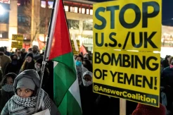 Aktivis Anti Perang di Washington Kutuk Serangan Udara AS dan Inggris ke Yaman