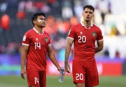 Ekspresi Kekecewaan Pemain Timnas Indonesia Usai Tersingkir dari Piala Asia 2023