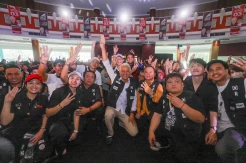 Ribuan Anak Muda Sambut Kedatangan Ganjar di Pontianak