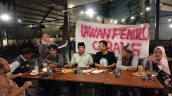 Sarat Indikasi Pelanggaran, Aktivis Ciputat Kampanyekan Tagar Lawan Pemilu Curang