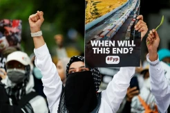 Kedubes Mesir Dikepung Massa Desak Perbatasan Rafah Dibuka untuk Palestina