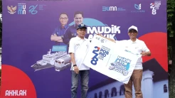 Mudik Bersama BUMN 2024, PosIND Berangkatkan Ratusan Pemudik ke Sejumlah Daerah