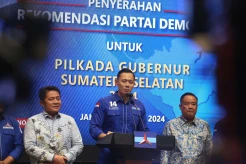 Partai Demokrat Dukung Herman-Cik Maju Pilkada Sumsel
