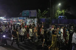 Pawai Obor Sambut Tahun Baru Islam 1446 H di Jakarta Timur