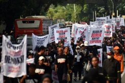 Aksi Longmarch Peringati Peristiwa 27 Juli 1996
