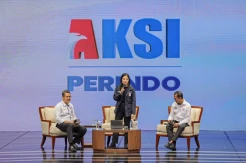 Angela Tanoesoedibjo Kenalkan Tagline AKSI di Mukernas Partai Perindo