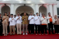 Tiga Paslon Hadiri Deklarasi Damai Pilkada DKI Jakarta