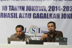 Survei LSI Denny JA 10 Tahun Kepemimpinan Jokowi