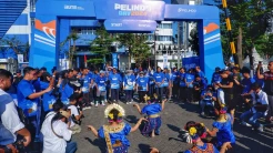 Jalan Sehat Pelindo Day 2024 di Makassar