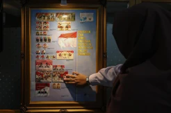 Pameran Prangko Peringati Hari Pos Sedunia di Kemenkominfo