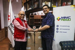 MNC Peduli Serahkan Bantuan 50 Ribu Masker ke PMI Jakarta Pusat
