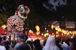 Atraksi Barongsai Meriahkan Festival Cap Go Meh 2025 di SCBD Jakarta