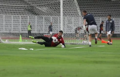 Latihan Timnas Indonesia Jelang Melawan Bahrain