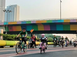 Ratusan Karyawan Accor dan Anak Binaan Ikuti  Fun Bike for Kids