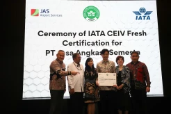 JAS Airport Services Raih Sertifikasi IATA CEIV Fresh, Pertama di Indonesia untuk Ground Handling