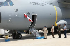 Presiden Prabowo Menyerahkan Pesawat Airbus A400M ke TNI AU