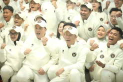 Menpora Erick Thohir Kukuhkan Kontingen Indonesia untuk SEA Games 2025