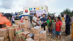 Banjir Sumatera, Diamond dan SIG Kirim Bantuan Pangan dan Layanan Kesehatan