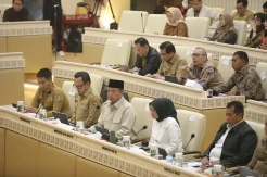 Raker Komisi II DPR terkait penanganan pascabencana
