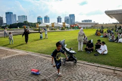 Libur Lebaran di Monas, Seru dan Ramah Kantong