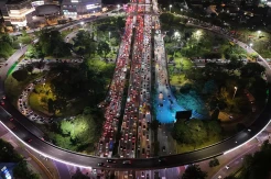 Foto Udara Kemacetan Sudirman–Gatot Subroto
