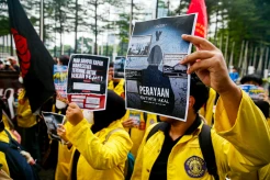 Mahasiswa Demo Hardiknas 2026, Soroti Ketimpangan Akses dan Mahal Biaya Pendidikan