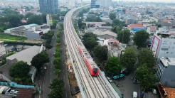 Waskita Karya Kebut Pembangunan LRT Jakarta Fase 1B Progres Tembus 93,07 Persen