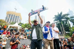 Pramono Janjikan Perbaikan Skatepark Dukuh Atas