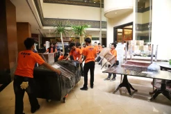 Barang-Barang Eks Hotel Sultan Mulai Direlokasi