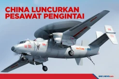 Mirip Pesawat Hawkeye AS, China Luncurkan Pesawat Pengintai