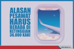 Ini Alasan Kenapa Pesawat Harus Terbang di Ketinggian 36.000 Kaki