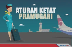 Peraturan Ketat Para Pramugari dan Pramugara yang Harus Dipatuhi