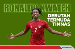 Ronaldo Kwateh, Pemain Debutan Termuda Timnas Indonesia