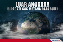 Ilmuwan Sebut Luar Angkasa Dipadati Gas Metana dari Bumi