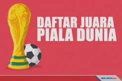 Berikut Daftar Lengkap Juara Piala Dunia dari Masa ke Masa