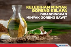Kelebihan Minyak Goreng Kelapa Dibandingkan Minyak dari Sawit
