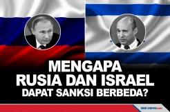 Ini Alasan Mengapa Rusia dan Israel Mendapat Sanksi Berbeda?