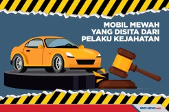 Deretan Mobil Mewah yang Disita dari Pelaku Kejahatan