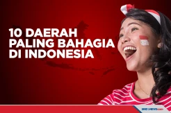 Daftar Sepuluh Daerah Paling Bahagia di Indonesia