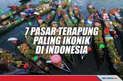 Pasar Terapung Paling Ikonik di Indonesia, Ini Daftarnya