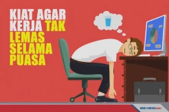 Tips agar Tak Lemas Saat Bekerja di Kantor Selama Puasa Ramadan