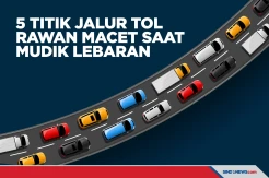 Cek Lokasinya, 5 Titik Jalur Tol Rawan Macet saat Mudik Lebaran