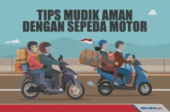 Tips agar Mudik Lebaran Aman dan Nyaman dengan Sepeda Motor