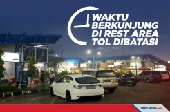 Waktu Berkunjung di Rest Area Tol Dibatasi 30 Menit