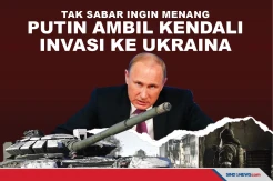 Tak Sabar Ingin Menang, Putin Ambil Kendali Invasi ke Ukraina