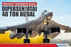 Pesawat Pengebom Terbaru Rusia Dipersenjatai 40 Ton Rudal