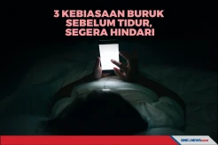 Awas! Ini Kebiasaan Buruk Sebelum Tidur, Segera Hindari