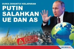 Dunia Dihantui Kelaparan, Putin Salahkan UE dan AS