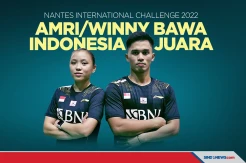 Ganda Campuran Amri/Winny Juara Nantes International Challenge