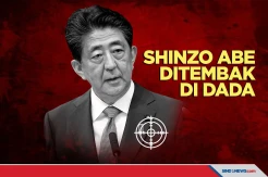 Mantan Perdana Menteri Jepang Shinzo Abe Ditembak di Dada